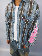 Load image into Gallery viewer, Distressed Flannel Shirt