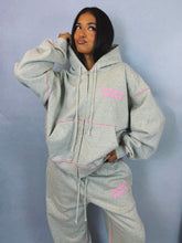 Load image into Gallery viewer, Star Logo Coverstitch Zip-up Hoodie
