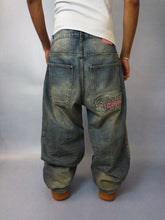 Load image into Gallery viewer, Double-Knee Denim Jeans
