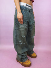 Load image into Gallery viewer, Distressed Denim Jeans
