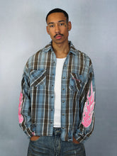 Load image into Gallery viewer, Distressed Flannel Shirt

