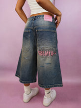 Load image into Gallery viewer, Distressed Denim Shorts
