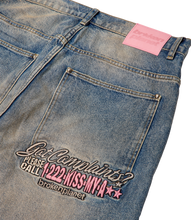Load image into Gallery viewer, Double-Knee Denim Jeans
