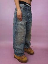 Load image into Gallery viewer, Double-Knee Denim Jeans
