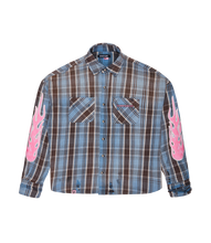 Load image into Gallery viewer, Distressed Flannel Shirt
