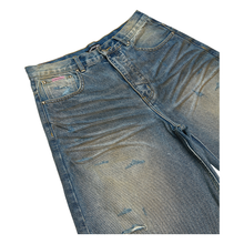 Load image into Gallery viewer, Distressed Denim Shorts
